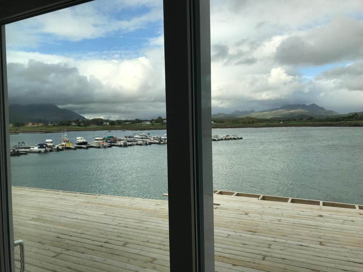 Nappstraumen Seafront Cabin Leknes Exterior foto